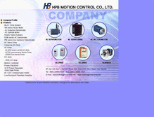 Tablet Screenshot of hpb-industry.com